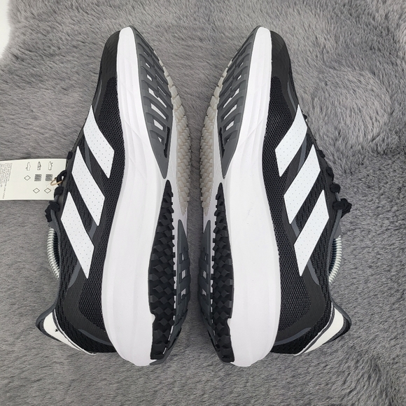 Adidas Adizero Adios 6 Black White Men's Running Shoes - Picture 6 of 7